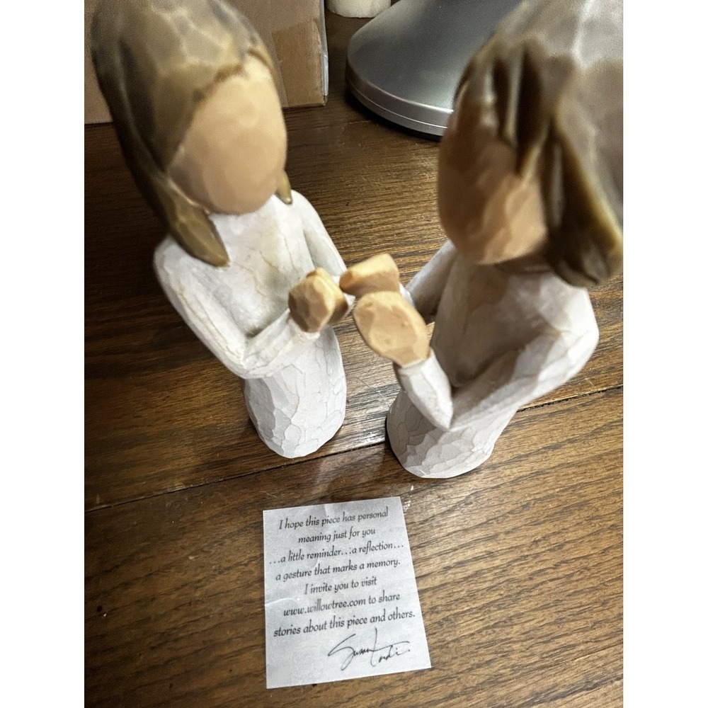Willow Tree Sisters By Heart 26023 Figurine 5" Susan Lordi 2000